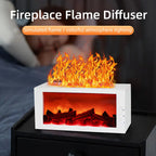 Fragrance Diffuser Mini Air Aroma Humidifier LED Colorful Flame Essential Oil Diffuser Cool Mist Maker with Remote Control Fire Diffuser Usb Diffuser Humidifier Purifier Bourbon Humidifier Whisker Humidifier