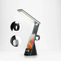 Lumicharge-Mini 7 in 1 Multifunctional LED Desk Lamp with Wireless Charger Adjustable RGB Lighting USB Port & Built-In Display for Indoor Lighting
