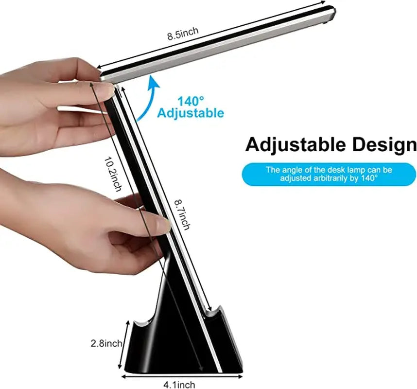 Lumicharge-Mini 7 in 1 Multifunctional LED Desk Lamp with Wireless Charger Adjustable RGB Lighting USB Port & Built-In Display for Indoor Lighting